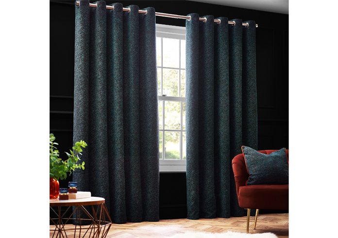Galaxy Eyelet, Emerald - Ready Made Curtains - Image 7